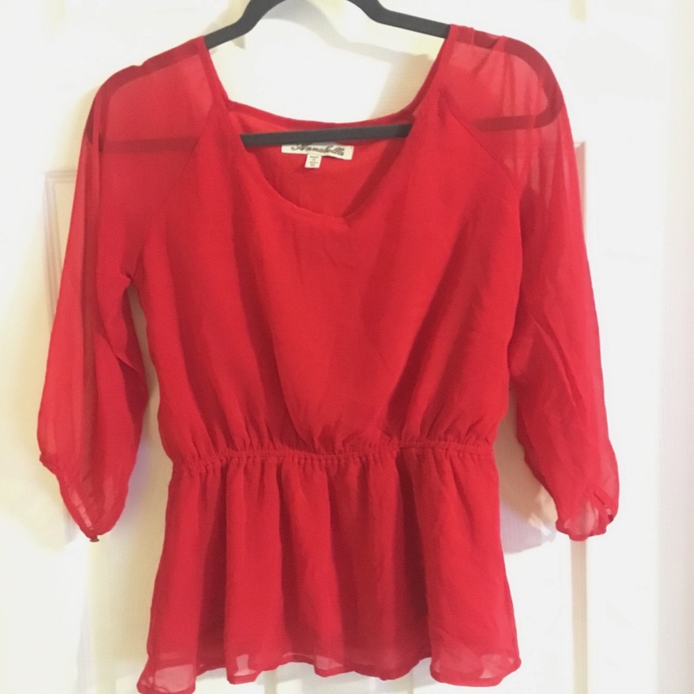 Blouse, peplum type fit